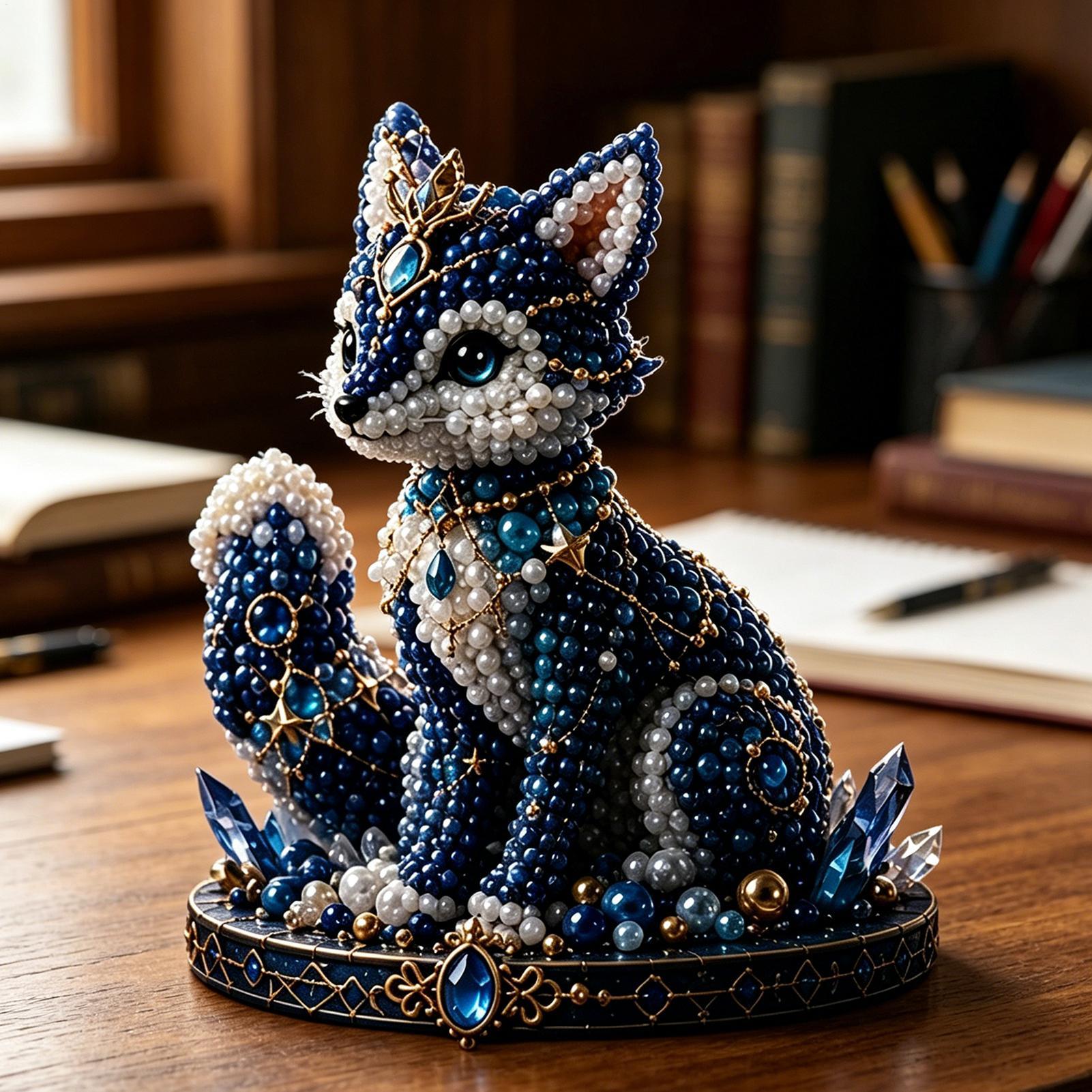 Embroidery For Beginners - 3D 비즈 동물 공예 세트 교육용