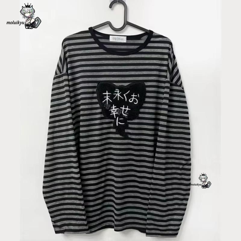 Embroidery Designer - Y2K 아메리칸 펑크 빈티지 O 넥