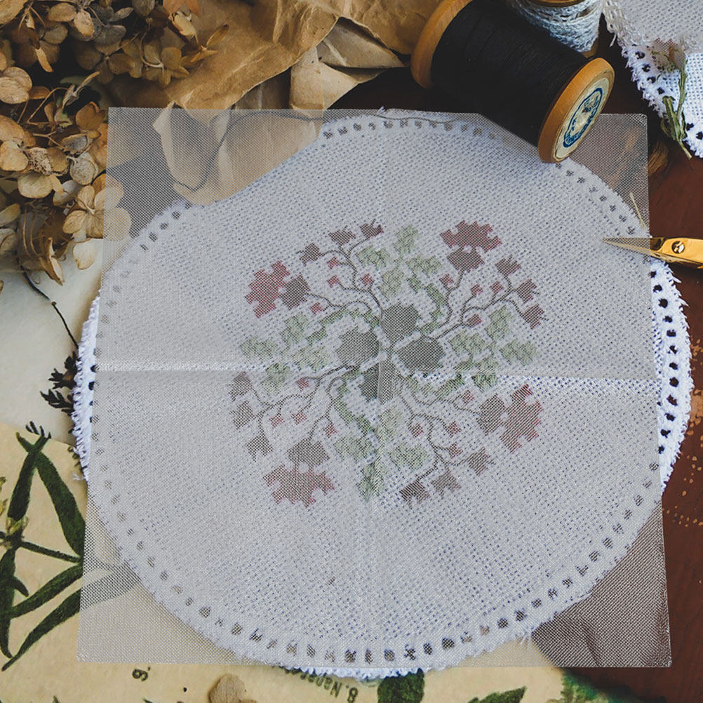 Embroidery Free Pattern - 8Pcs 수용성 자수 전사지 세트 티셔츠