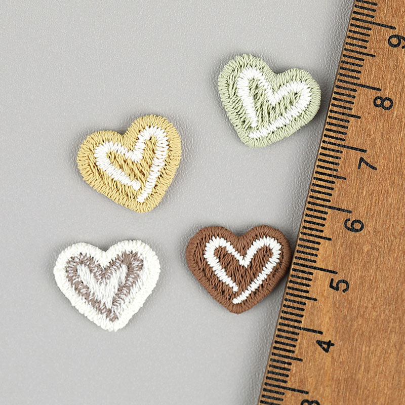 20개 하트 모양 자수 아플리케 DIY 패치 (신발,  - Embroidery On Socks 리뷰 및 가격