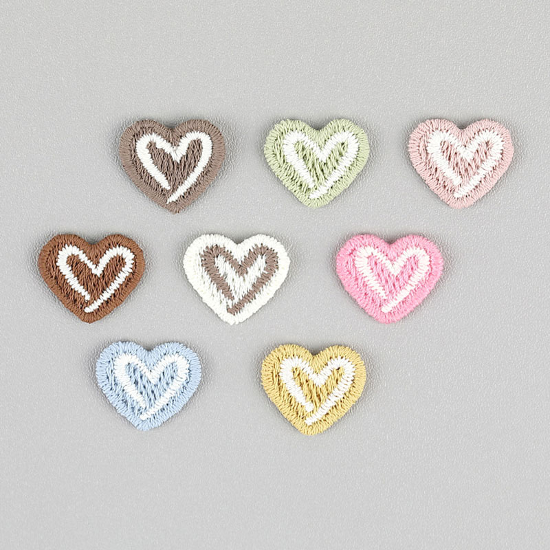 20개 하트 모양 자수 아플리케 DIY 패치 (신발,  - Embroidery On Socks 리뷰 및 가격