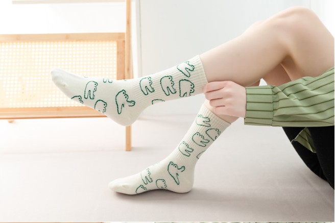 패션 하라주쿠 힙합 스케이트 스트리트 여성 캐주얼 양말 - Embroidery On Socks 리뷰 및 가격