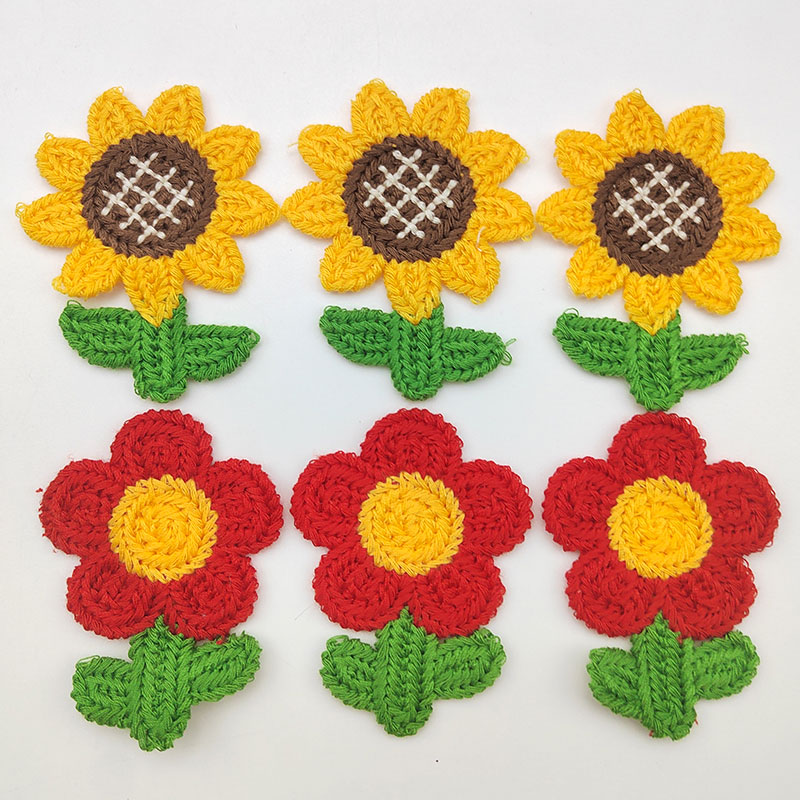 10Pcs 해바라기 자수 패치 DIY 팩 의류 액세서리 - Embroidery On Socks 리뷰 및 가격