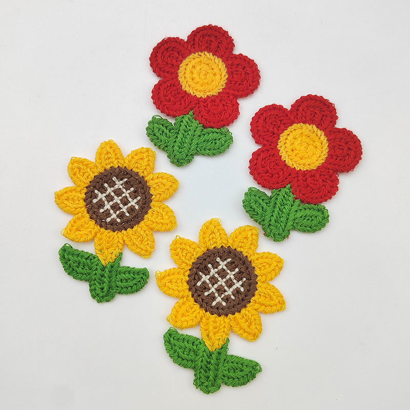 10Pcs 해바라기 자수 패치 DIY 팩 의류 액세서리 - Embroidery On Socks 리뷰 및 가격