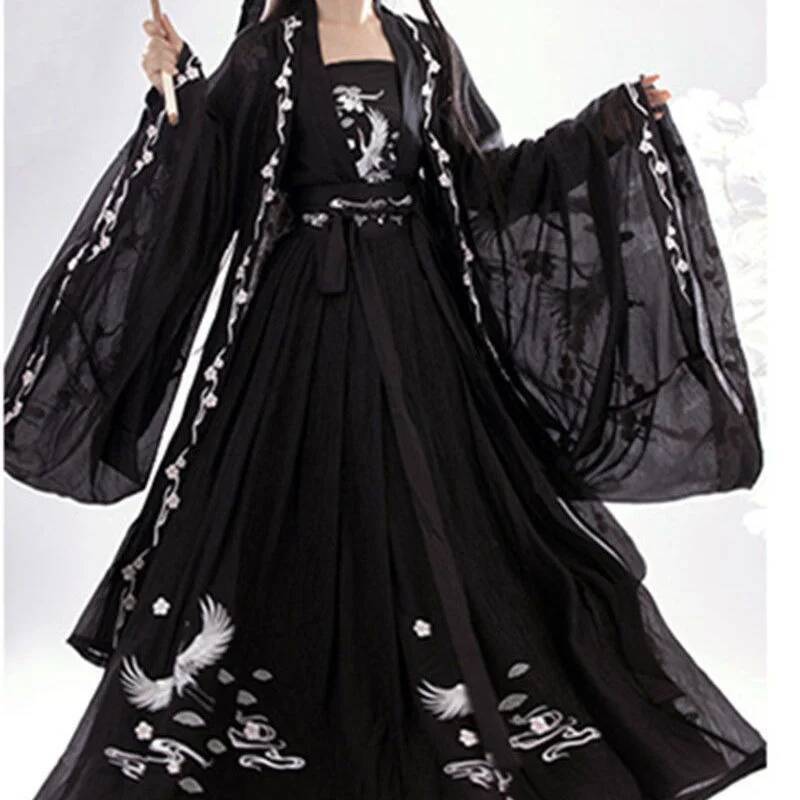 중국 고대 Hanfu 여성 중공업 자수 더블 브레스트  - Embroidery Shirt 리뷰 및 가격