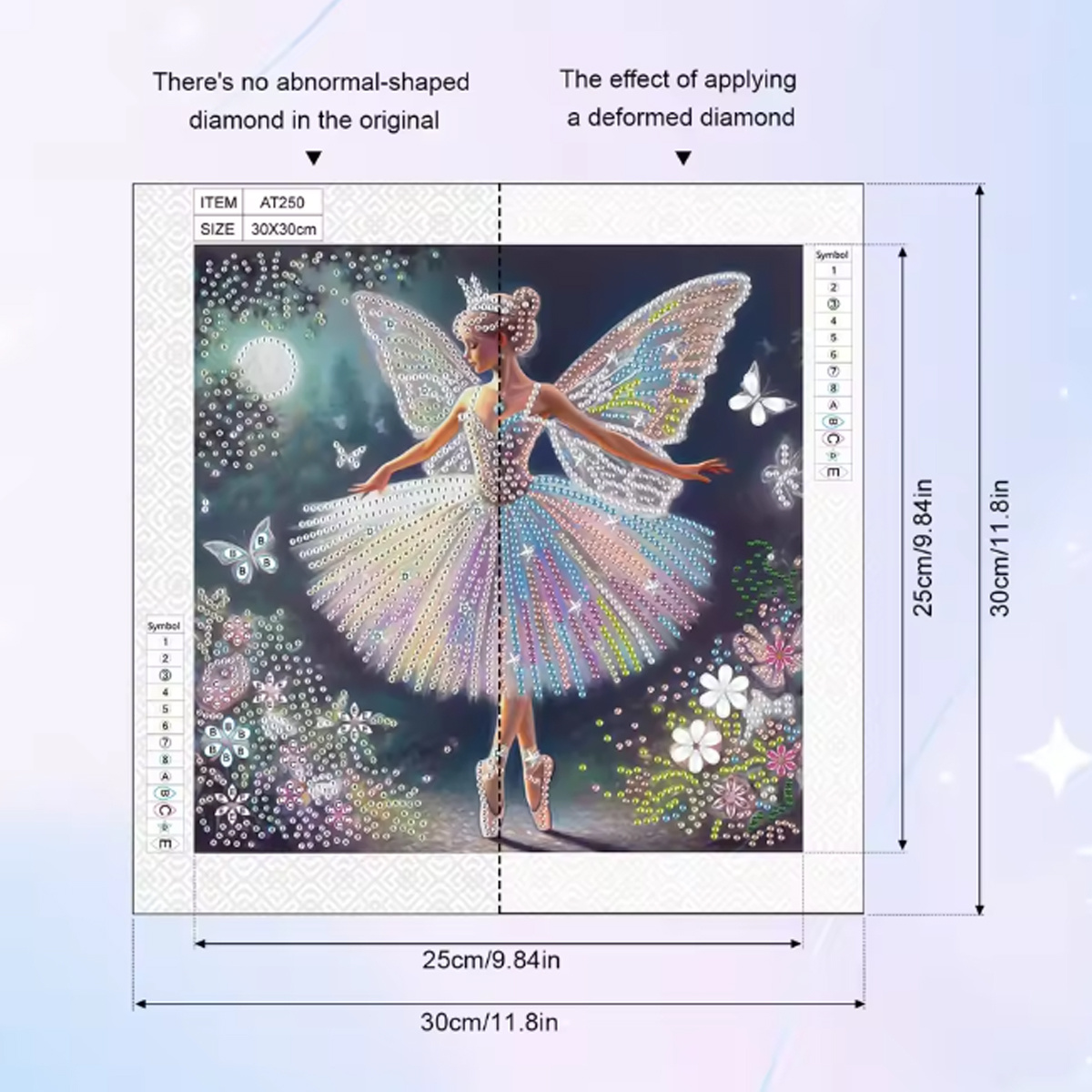 나비 요정 패턴 시리즈 특수 모양 및 크리스탈 다이아몬 - Embroidery Free Pattern 리뷰 및 가격
