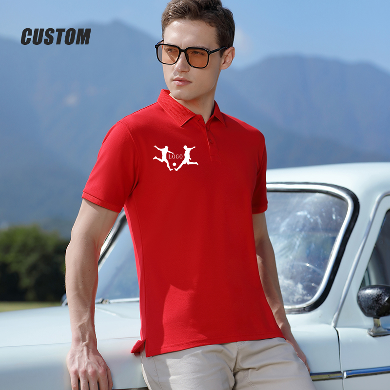 맞춤형 폴로 셔츠, 맞춤형 자수 티셔츠, 통기성 폴로  - Embroidery Cotton Shirt 리뷰 및 가격