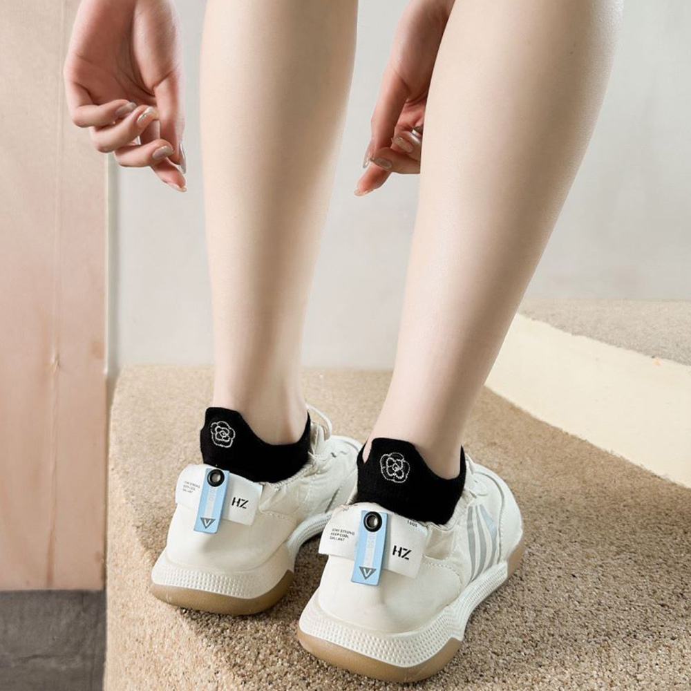 3 쌍 Kawaii 꽃 동물 자수 여성을위한 검은 양말 - Embroidery On Socks 리뷰 및 가격