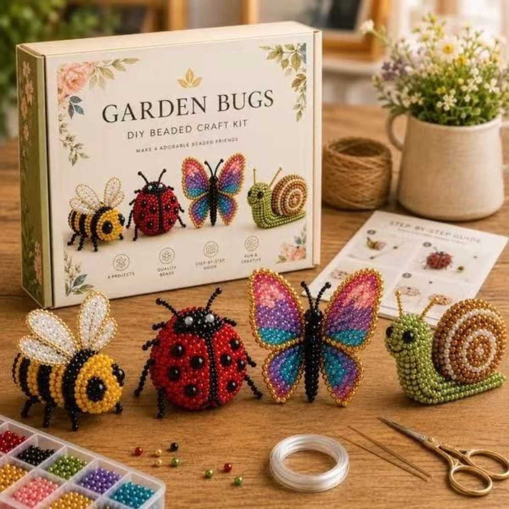 수제 DIY 동물 비즈 자수 키트, 작은 미니 비즈워크 - Embroidery For Beginners 리뷰 및 가격