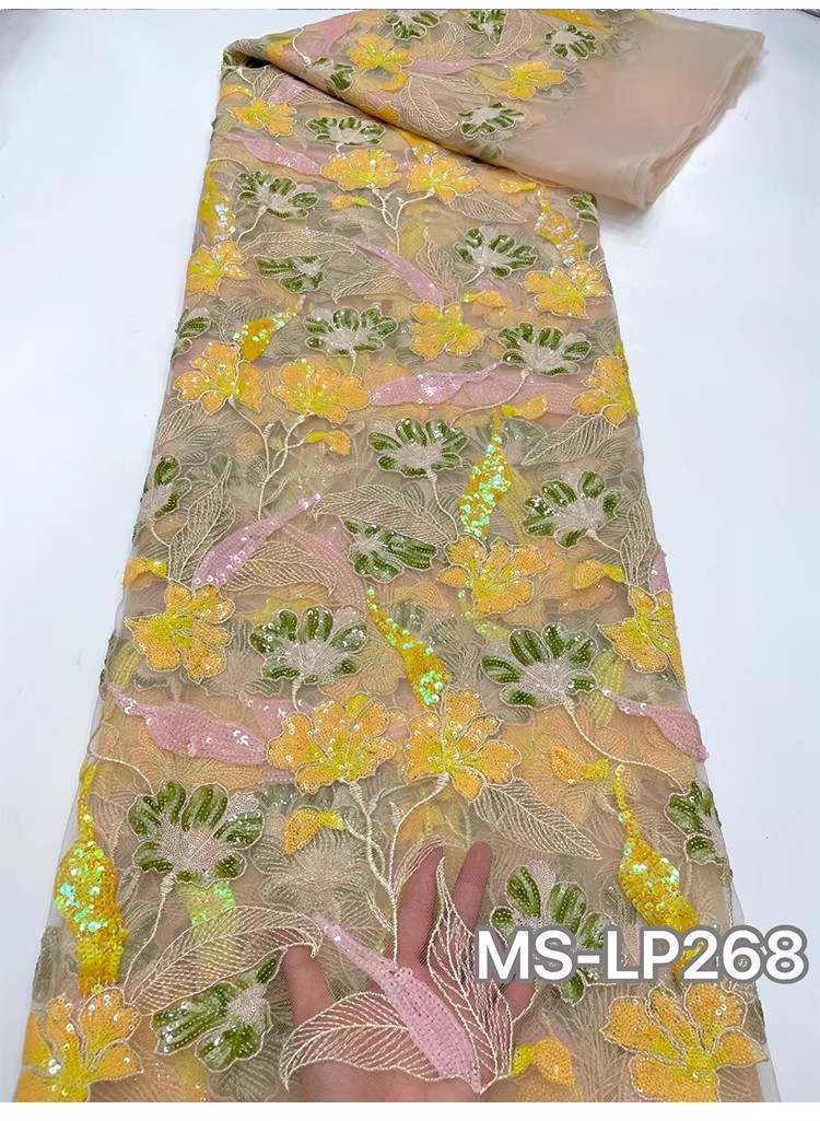 1야드 고급스러운 투톤 비즈 꽃 스팽글 자수 원단 드레 - Embroidery Abaya 리뷰 및 가격