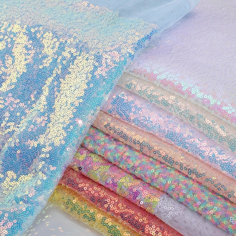 32가지 색상의 3mm 자수 무지개빛 스팽글 원단, 이 - Embroidery Abaya 리뷰 및 가격